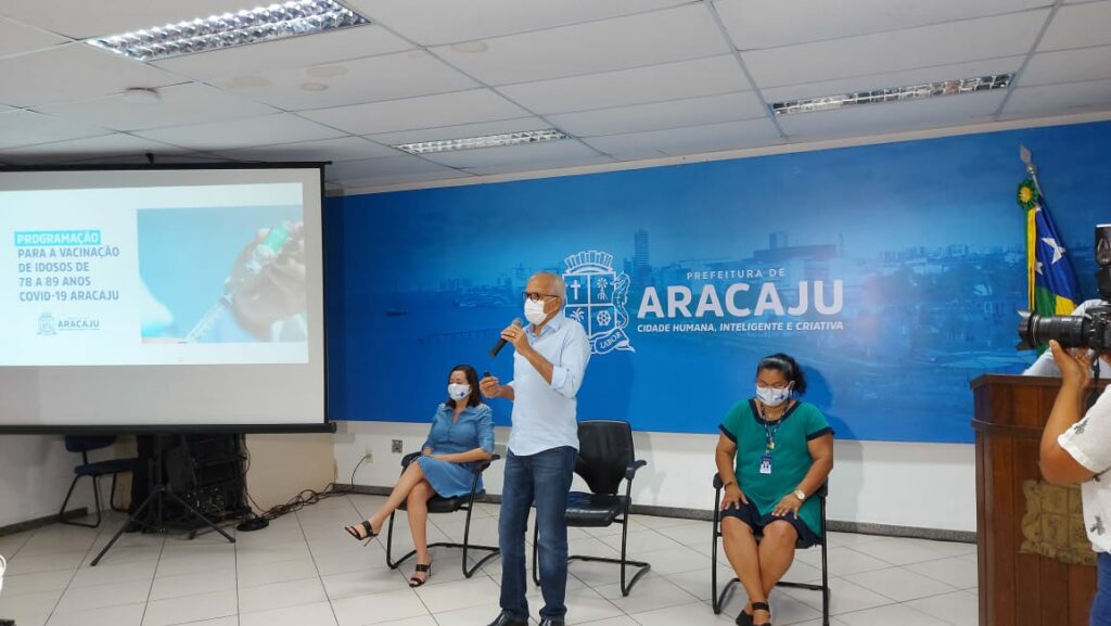 Vacinacao para idosos acima de 78 anos inicia nesta quinta 4 em Aracaju