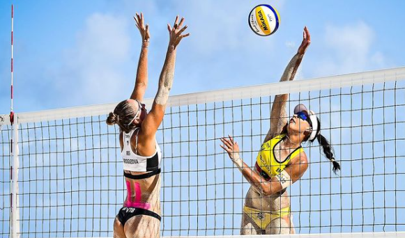 Agatha e Duda estream com vitoria na 3a etapa do Mundial de Volei de Praia em Cancun