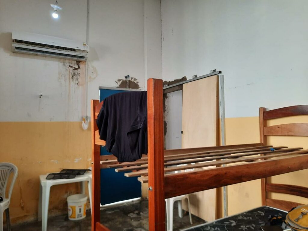 Agentes do Cenam denunciam precariedades na estrutura de alojamentos da unidade