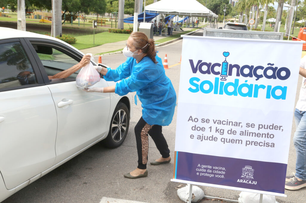 Em campanha solidaria Aracaju arrecada 15 tonelada de alimentos em tres dias