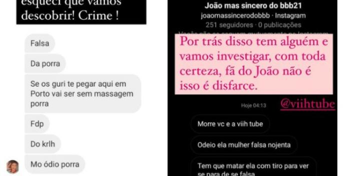 Mae da Viih Tube e ameacada de morte e expoe mensagem Matar ela com tiro