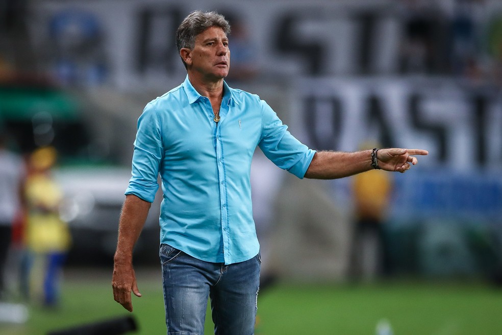 Tecnico do Gremio Renato Gaucho testa positivo para covid 19
