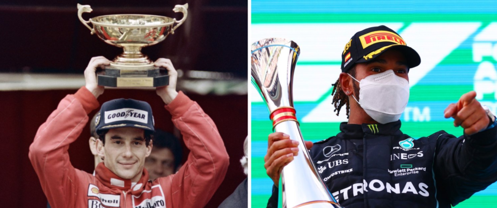 F1 Hamilton conquista 98a vitoria da carreira no GP da Espanha e iguala recorde de Senna