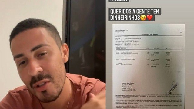 Carlinhos Maia nega permuta para pagar cirurgia da sogra no Hospital Sao Lucas em Aracaju