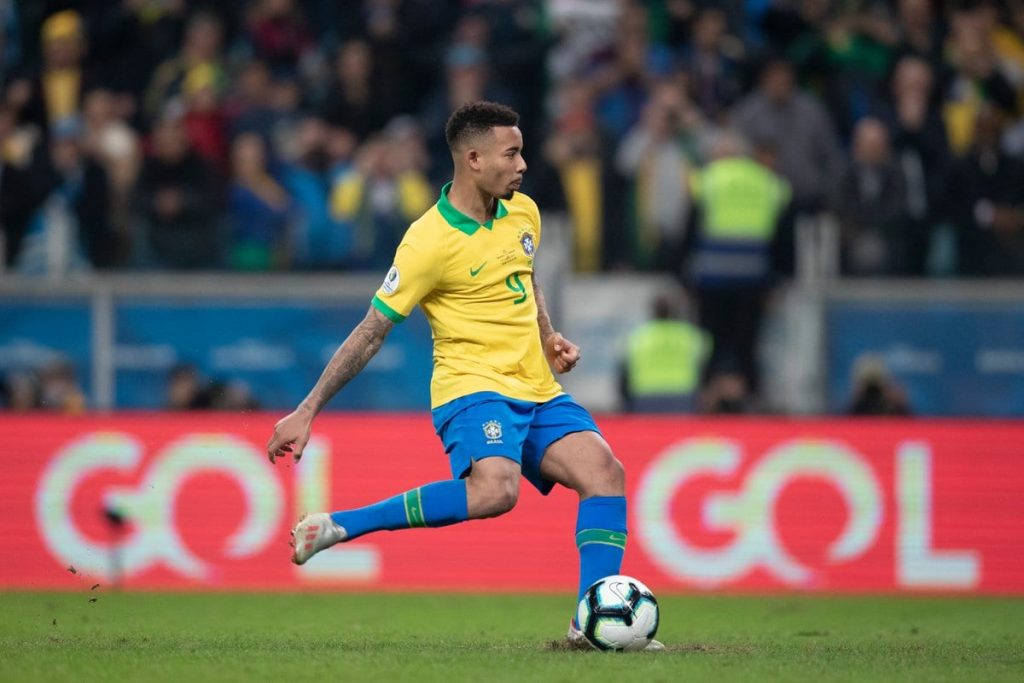 Gabriel Jesus esta fora da final da Copa America contra a Argentina