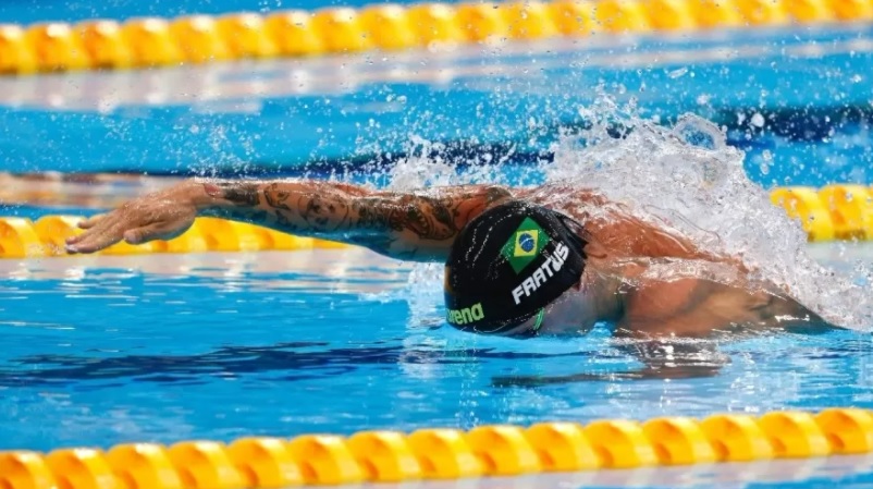 Olimpiada Bruno Fratus alcanca final dos 50 m livre da natacao