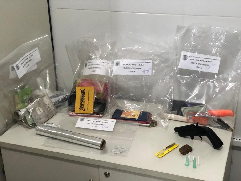 Policia deflagra Operacao Fio da Meada e seis pessoas sao presas em Dores