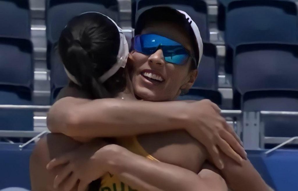 Politicos parabenizam Duda e Agatha pela primeira vitoria nas Olimpiadas