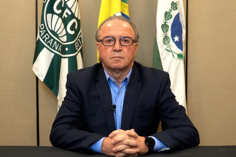 Presidente do Coritiba Renato Follador morre aos 67 anos vitima da covid 19