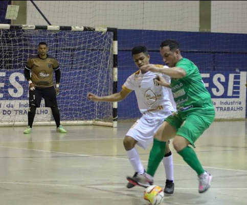 Riachuelo e Industrial empatam em 2 a 2 em rodada do Sergipao de Futsal