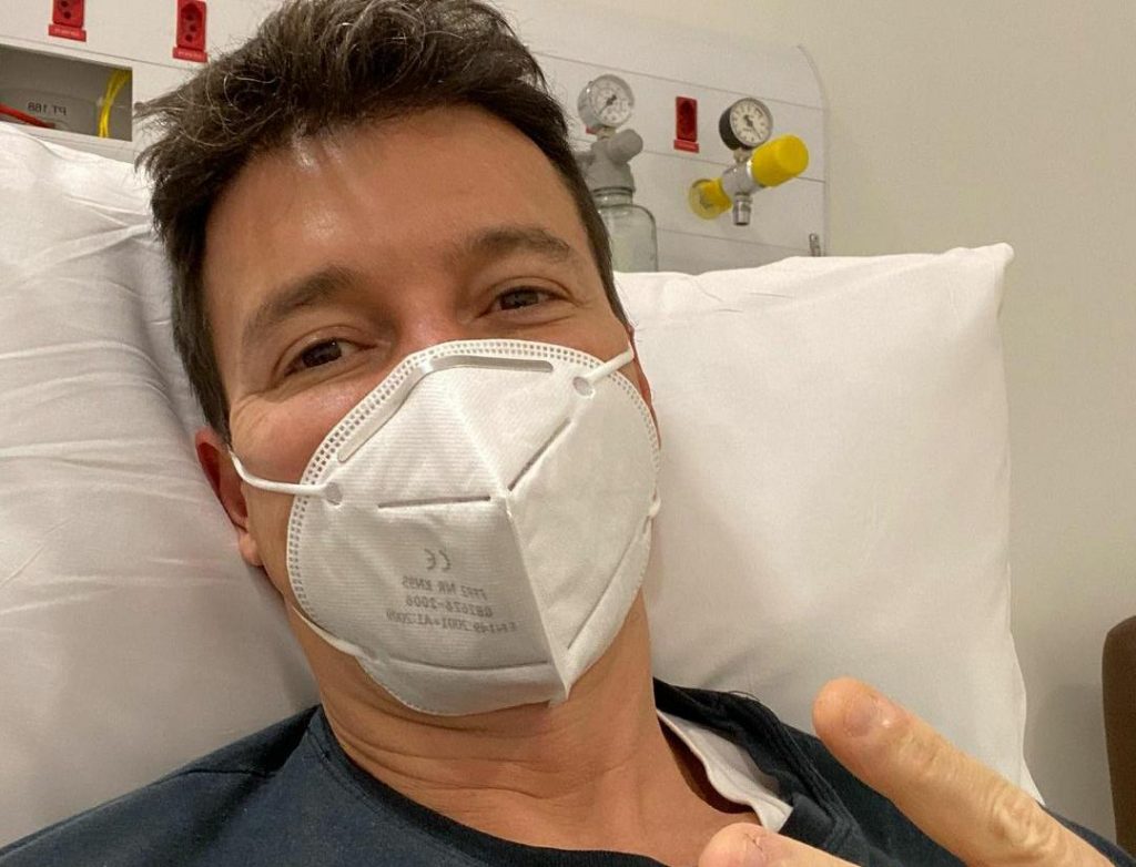 Rodrigo Faro e internado apos testar positivo para covid 19