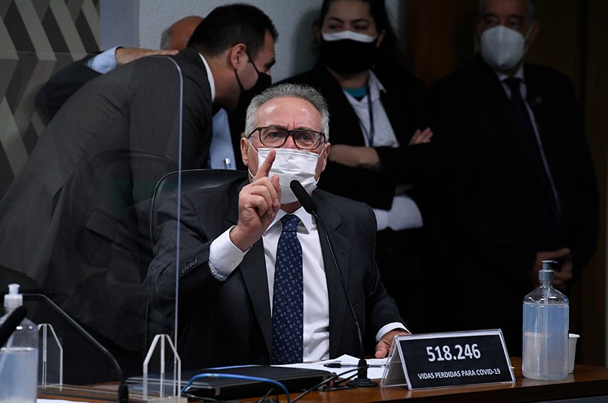 Senador Renan Calheiros diz que governo usou inquerito da PF para proteger socio da Precisa