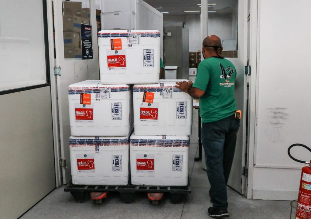 Sergipe recebe mais de 52 mil doses de vacinas contra a covid 19 nesta quarta 28