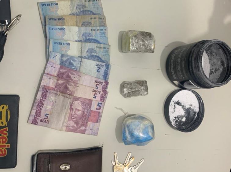 Suspeito de trafico e preso em flagrante em Lagarto
