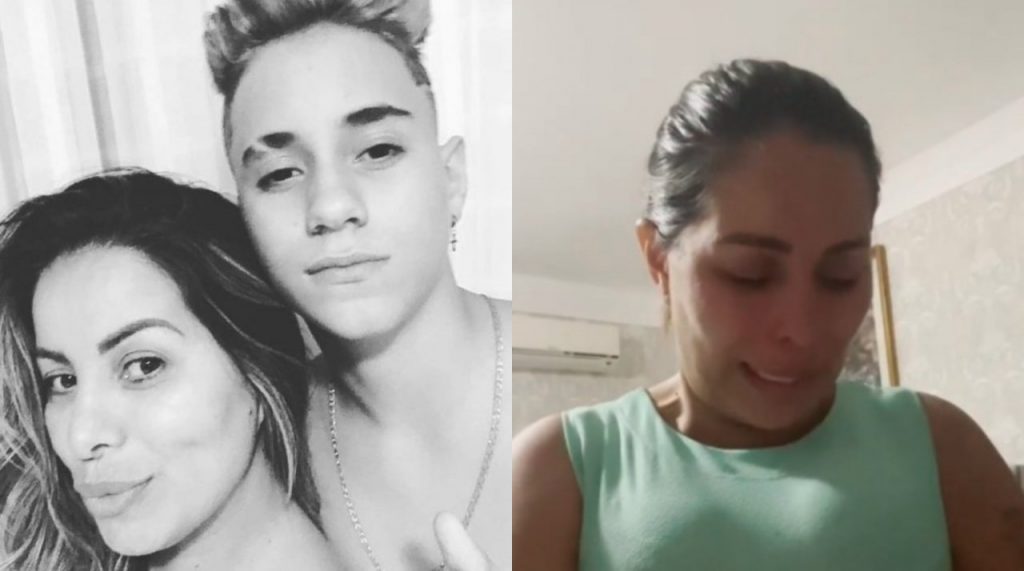 Apos morte do filho de 16 anos cantora Walkyria Santos faz alerta as familias e desabafa estou sem chao