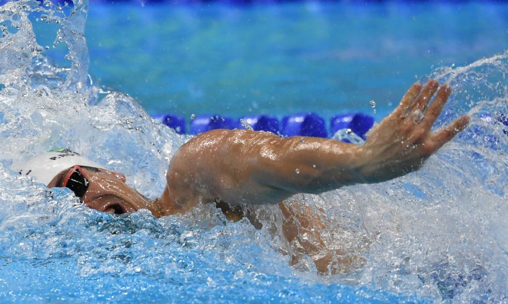 Brasil e prata na natacao no revezamento misto 4x100 m na Paralimpiada