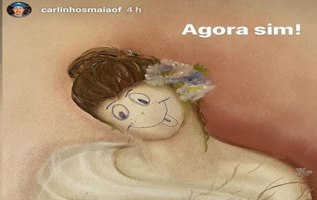 Carlinhos Maia e condenado a pagar R30 mil por rabiscar quadro de artista sergipana