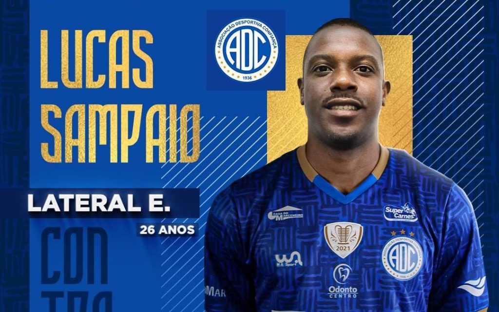 Confianca anuncia contratacao do lateral esquerdo Lucas Sampaio