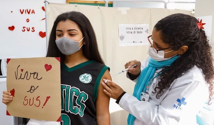 Sergipe preve iniciar vacinacao de adolescentes de 12 a 17 anos em setembro