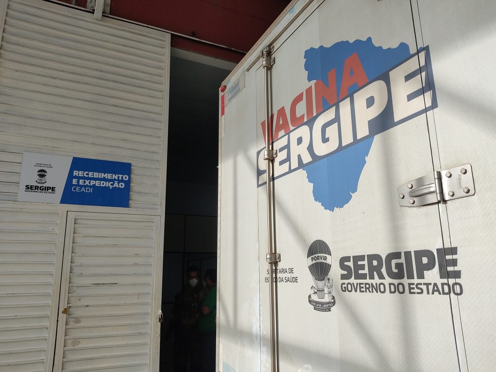 Sergipe recebe mais de 17 mil doses da Coronavac nesta segunda 9