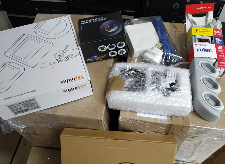 TJSE recebe kits biometricos para identificacao de presos