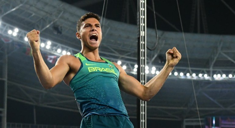 Thiago Braz conquista bronze no salto com vara