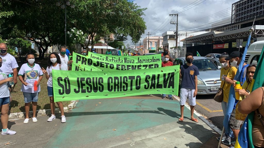 7 de setembro Grupo religioso realiza pregacao do evangelho em Aracaju