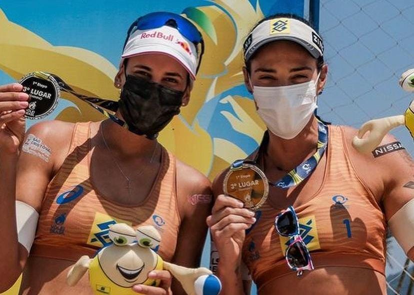 Agatha e Duda conquistam bronze no Circuito Brasileiro Open