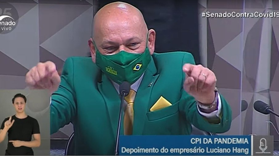 CPI Covid Hang afirma que estranhou atestado de obito da mae sem mencao a Covid