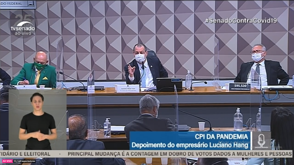 CPI da Covid empresario Luciano Hang da Havan presta depoimento nesta quarta 29