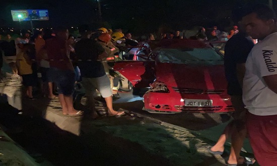 Grave acidente deixa seis pessoas feridas na BR 235 em Itabaiana