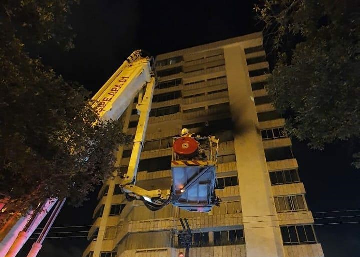 Incendio destroi apartamento na Barao de Maruim ninguem ficou ferido