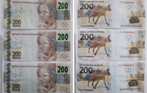 Pericia identifica sete notas falsas com grupo baiano suspeito de balear delegado
