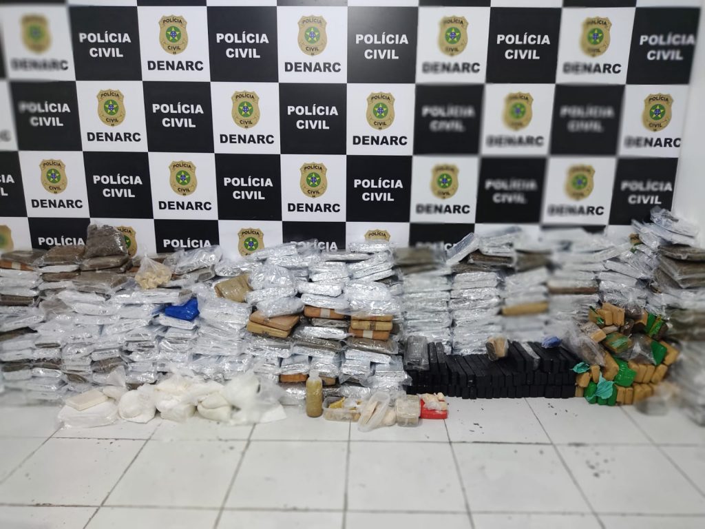 Policia apreende mais de meia tonelada de drogas em Aracaju