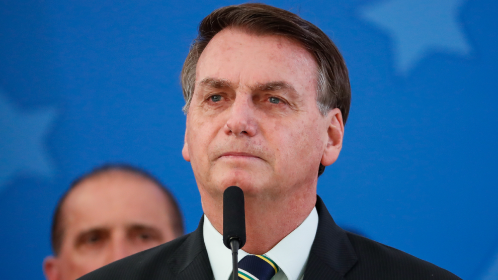 Um ministro do STF esta contaminando a democracia afirma Bolsonaro em evento conservador