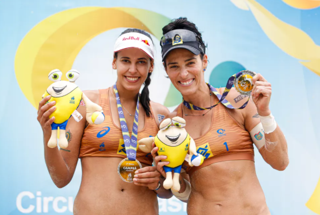 Agatha e Duda levam o ouro na 3a etapa do Brasileiro de Volei de Praia