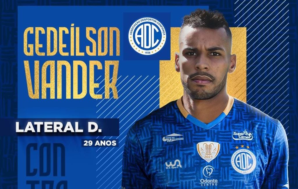 Buscando a permanencia na serie B Confianca anuncia lateral direito Gedeilson 1
