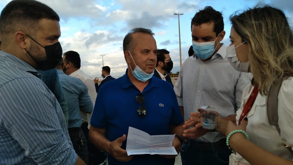 Sistema de esgoto da Bacia do Poxim sera entregue ainda neste ano em Sao Cristovao diz ministro Rogerio Marinho