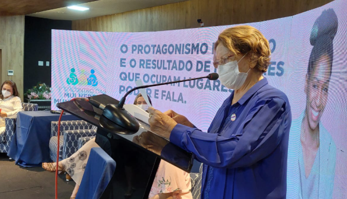 unica mulher por sergipe no Congresso senadora Maria do Carmo participa de encontra para debater politica publicas para maior representacao feminia
