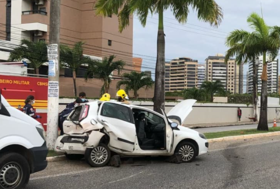 Colisao entre veiculos e registrada na Zona Sul de Aracaju motoristas apresentavam sinais de embriaguez