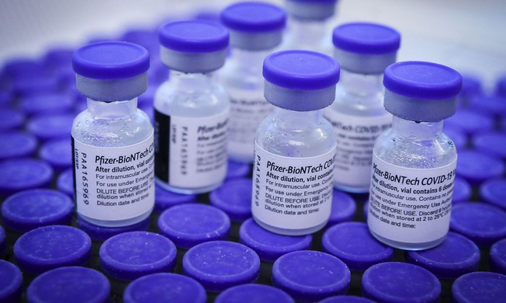 Covid 19 Brasil recebe mais 112 milhao de doses de vacina da Pfizer