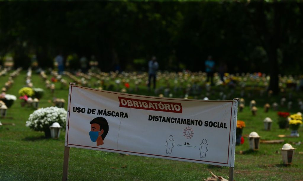 Registros de obitos no Brasil tem alta de 149 em 2020