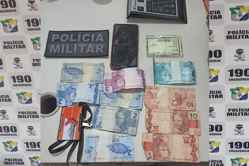 Casal e preso em flagrante por tentativa de roubo no bairro Marivan