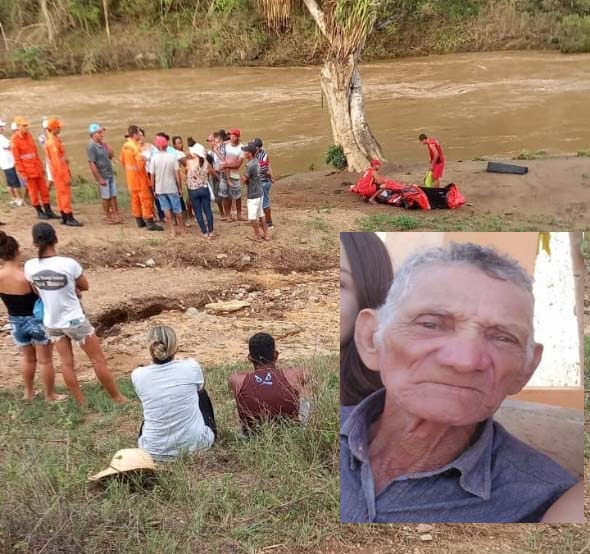 Corpo de idoso desaparecido e encontrado proximo a ponte na cidade de Dores