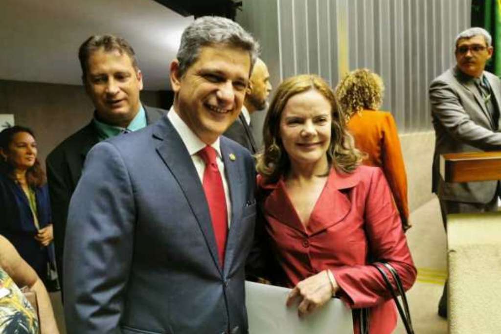 Gleisi e Rogerio