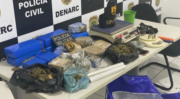 Policia apreende 12kg de maconha no bairro Santa Maria em Aracaju