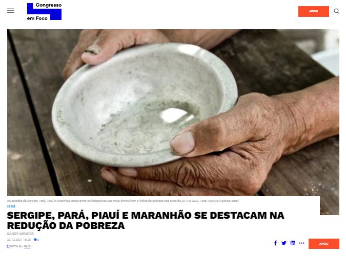 Sergipe Foi Estado Que Mais Reduziu Pobreza No Brasil Segundo IBGE Ajunews