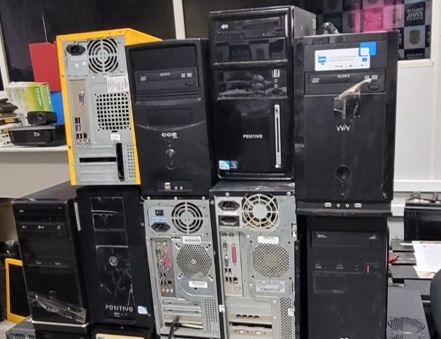 Suspeito de receptacao e preso em flagrante com 96 equipamentos eletronicos em Itabaiana