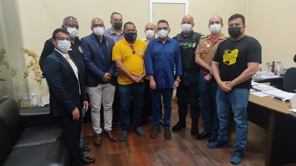 Apos Assembleia Geral Secretario de Seguranca Publica se reune com integrantes do Movimento Policia Unidaa