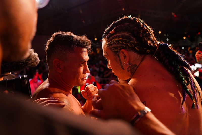 Apos empate em luta de boxe Popo diz que segurou a mao contra Whinderssonn